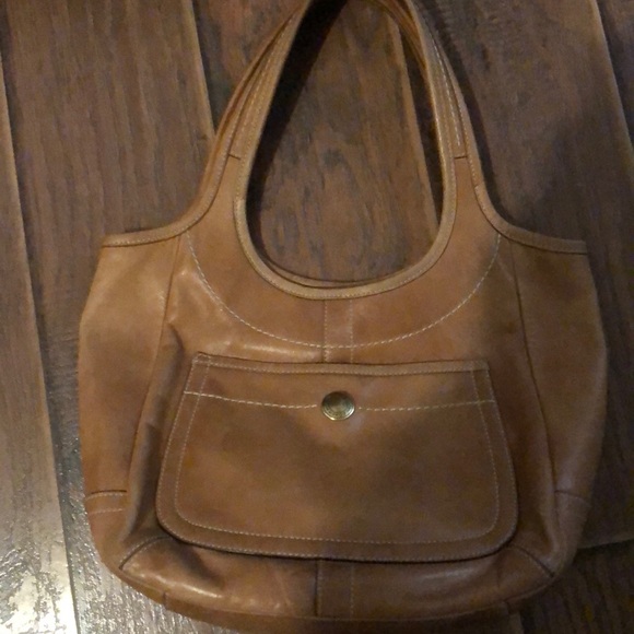Vintage Coach 65th Anniversary Ergo Leather Tan Bag! - Picture 2 of 11